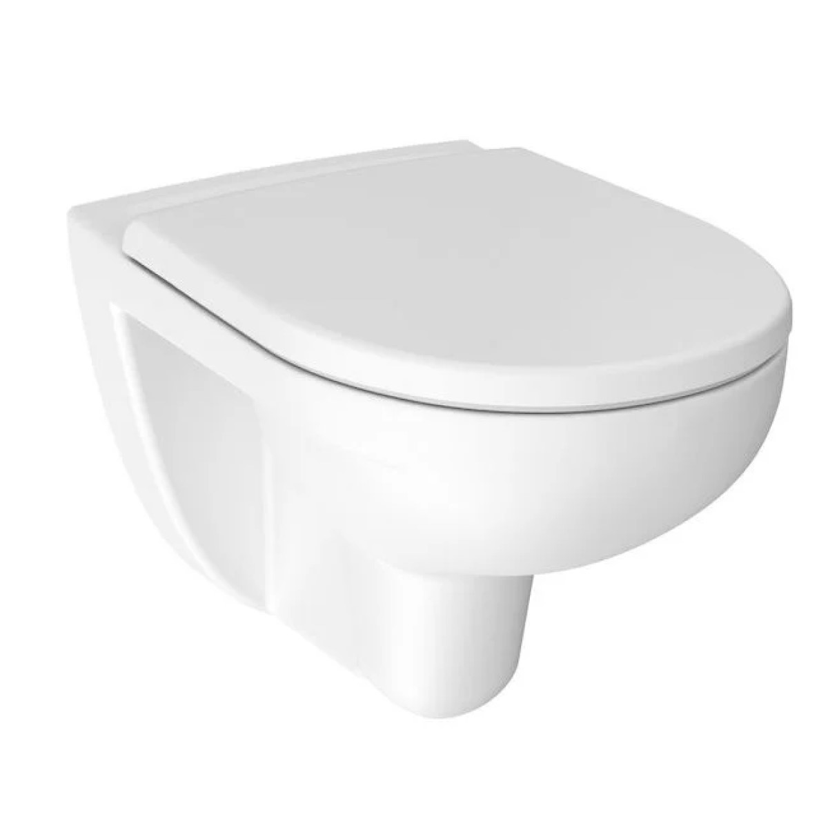 Jika Lyra Plus Rimless Tualetes pods, stiprināms pie sienas