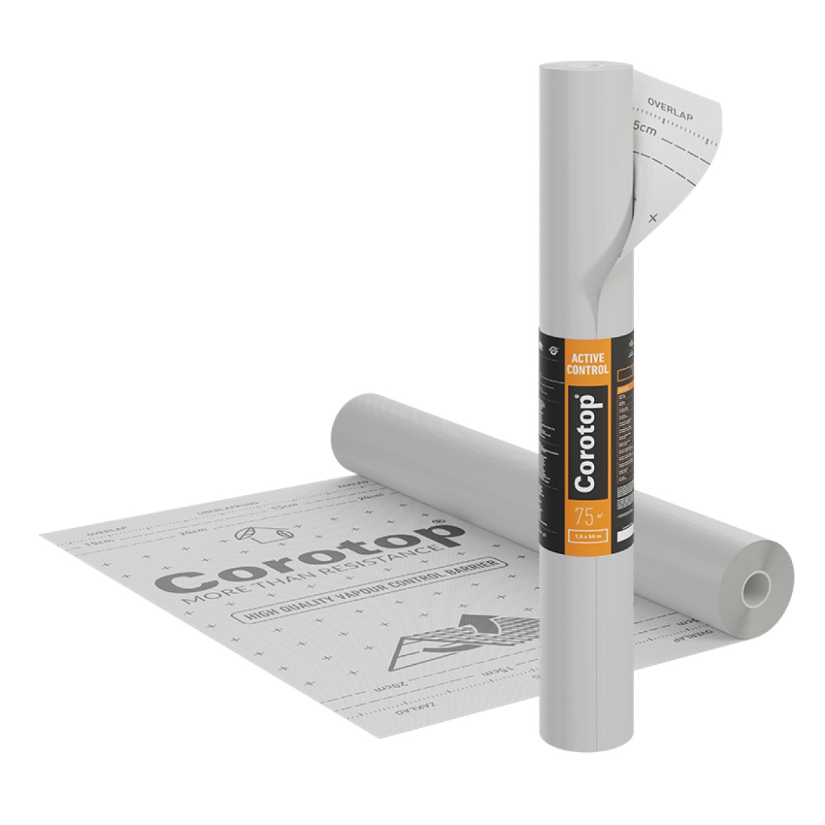 Corotop ACTIVE CONTROL Tvaika izolācijas membrāna, 100g/m2