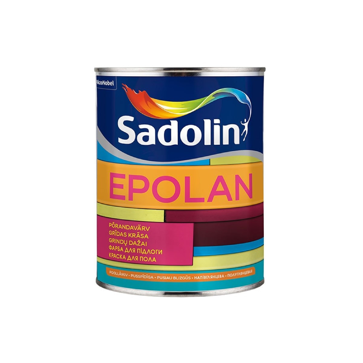 Sadolin Epolan Полуглянцевая краска на водной основе для пола BW 1L