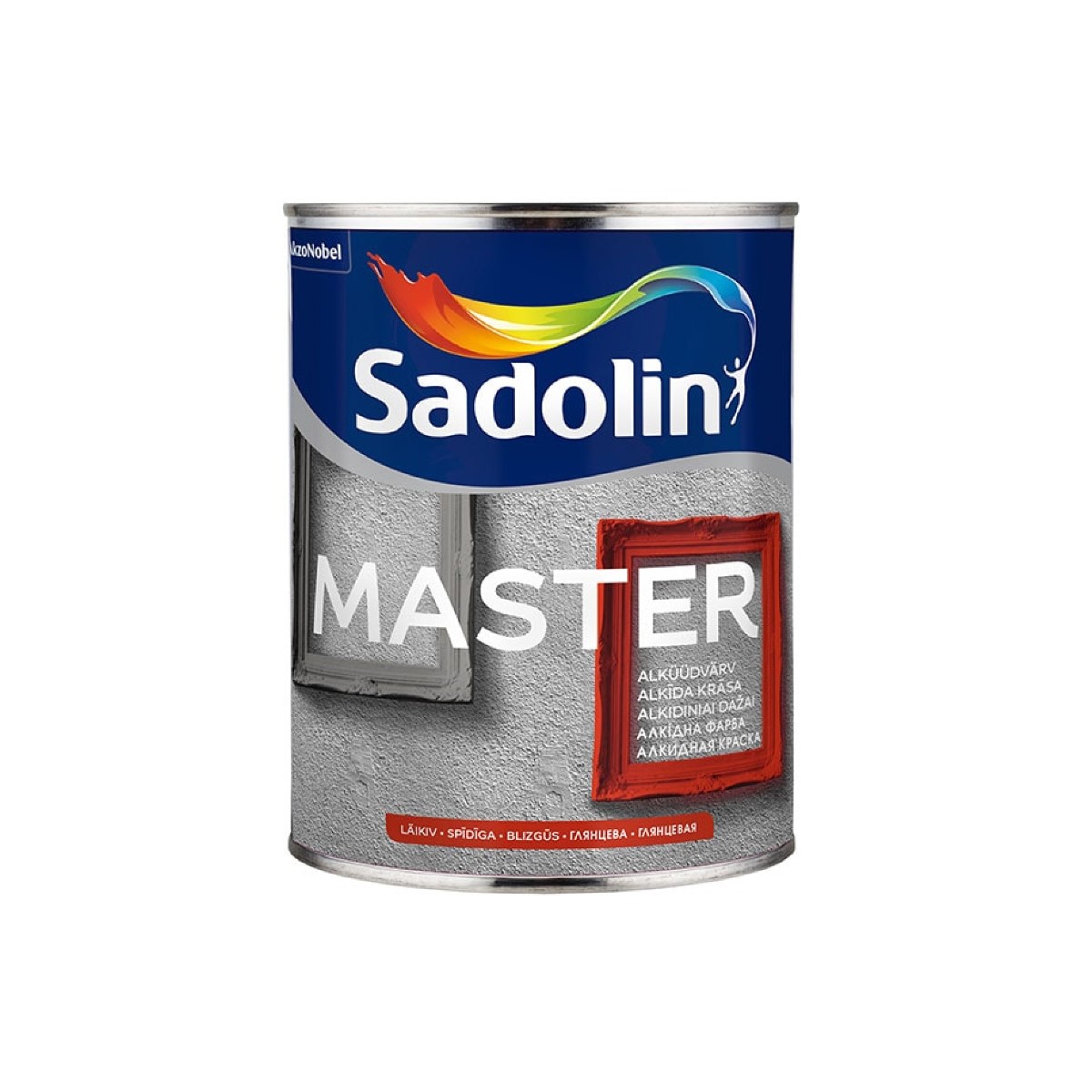 Sadolin Master Spīdīga krāsa koka un metāla virsmām BW 1L