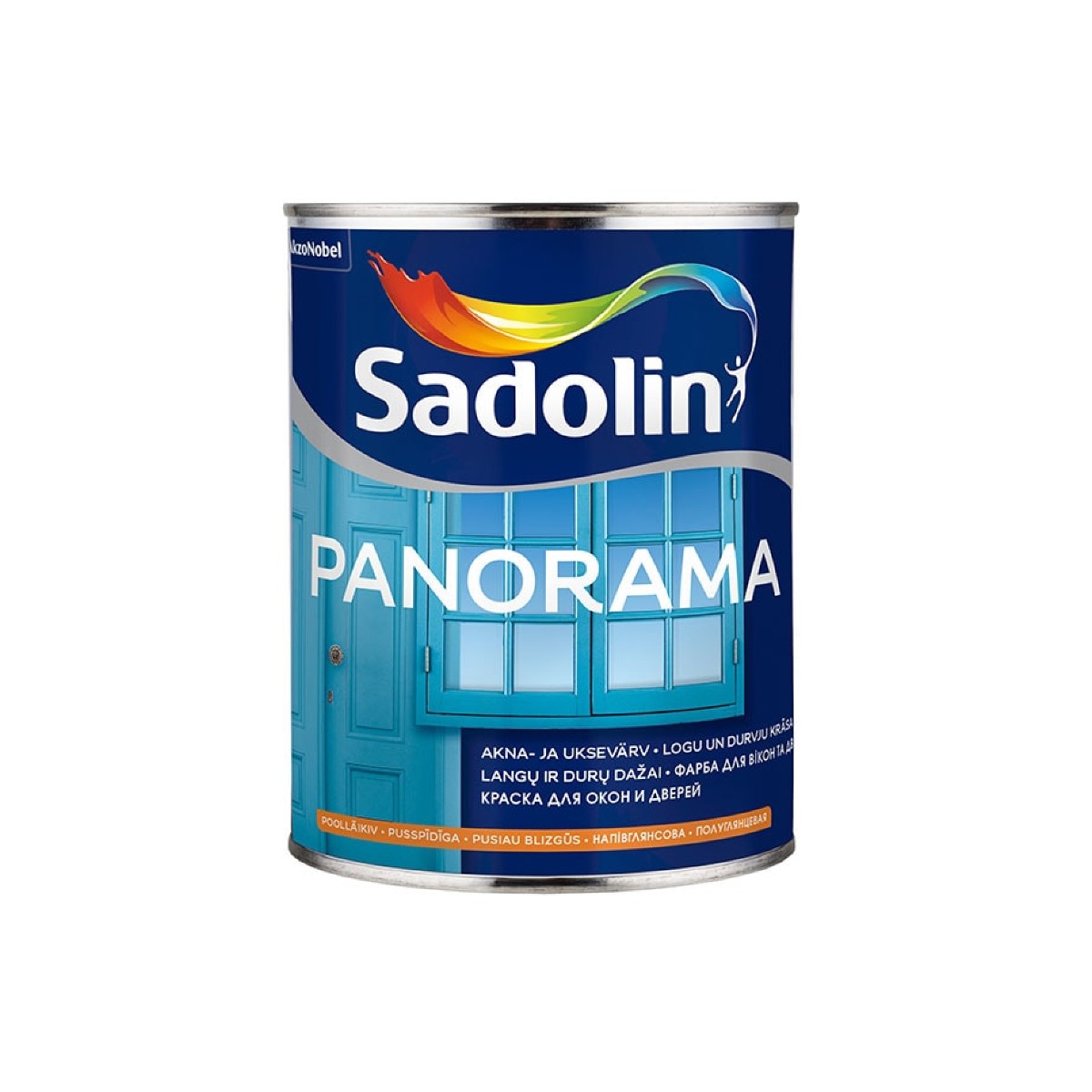 Sadolin Panorama Полуглянцевая краска на водной основе для окон и дверей BW 1L