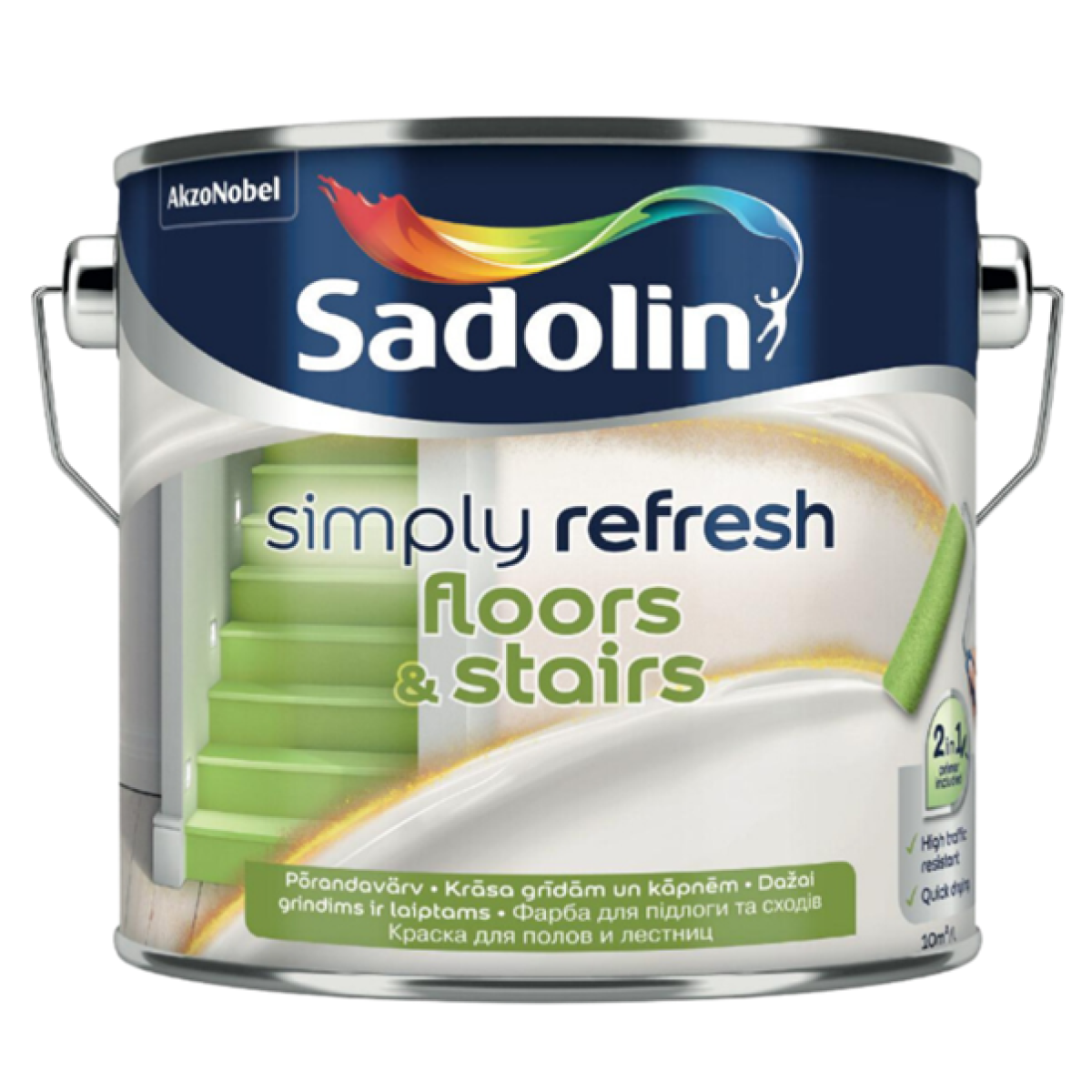 Sadolin Simply Refresh Floors & Stairs Pusmatēta krāsa grīdām un kāpnēm