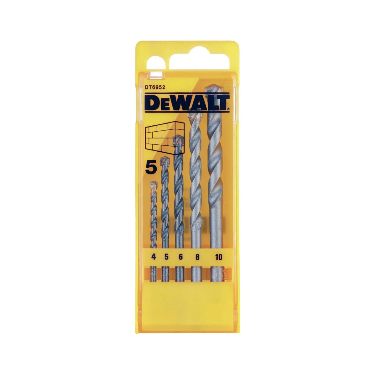 DeWalt Набор сверл по каменной кладке 5 шт.