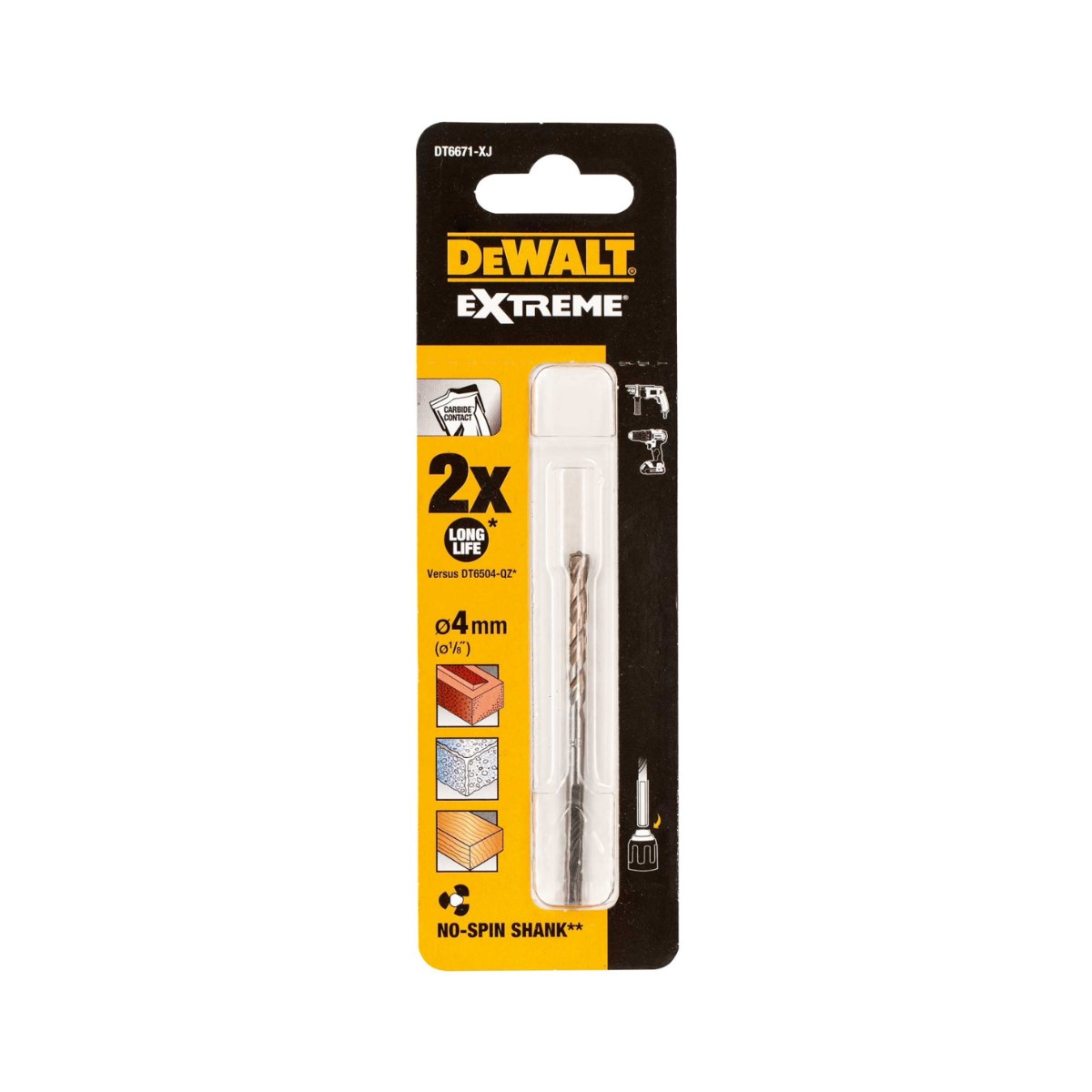 DeWalt EXTREME Сверло по бетону 4x75mm