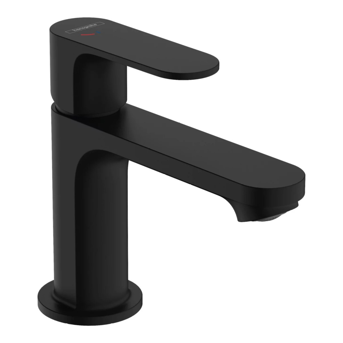 Hansgrohe Rebris S 110 Vannas istabas izlietnes maisītājs, ar pop-up, matēts melns