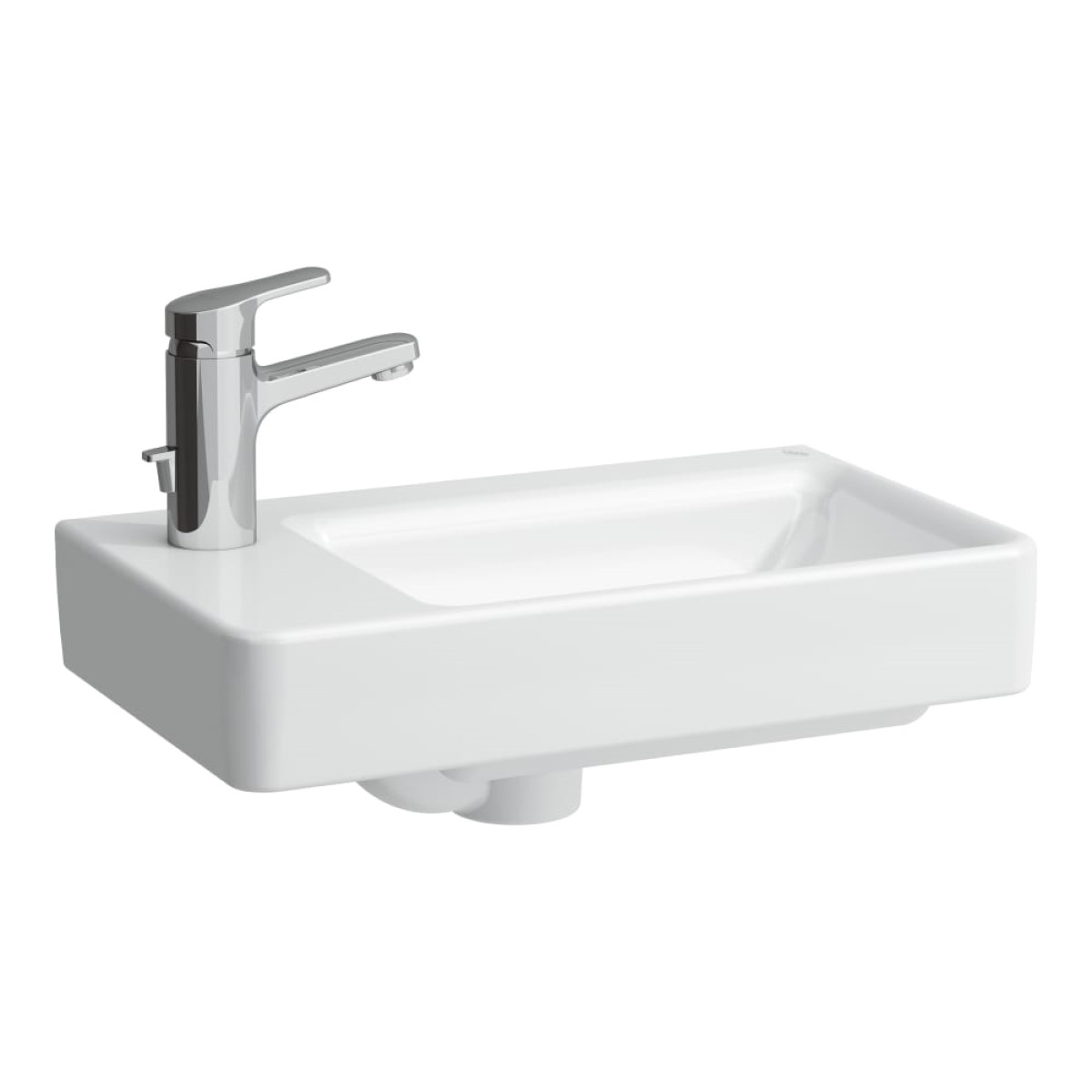 Laufen Pro S Maza izlietne, maisītāja caurums kreisajā pusē