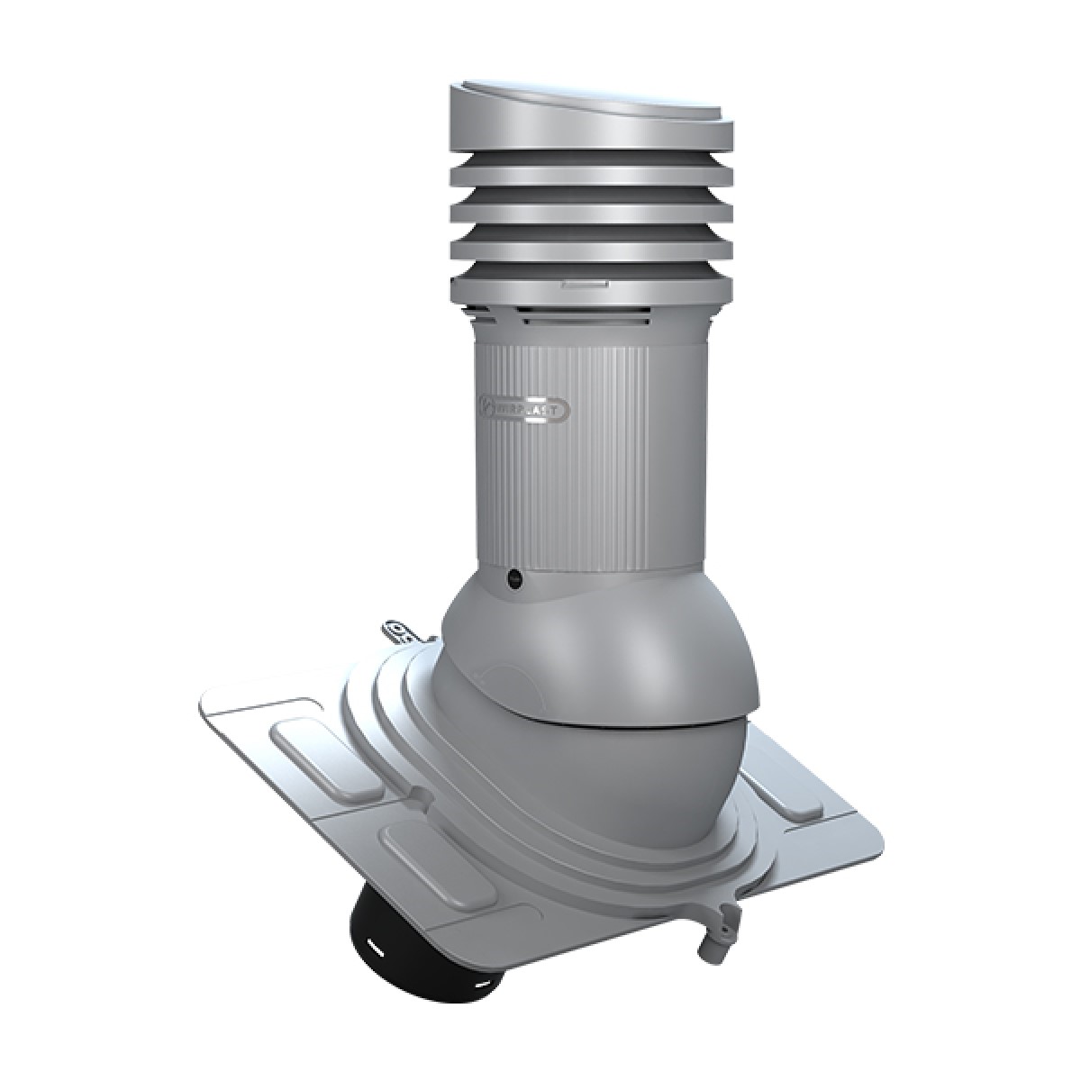 Wirplast Uniwersal EVO E20 Ventilācijas izvads ar elektrisko ventilatoru, D125mm