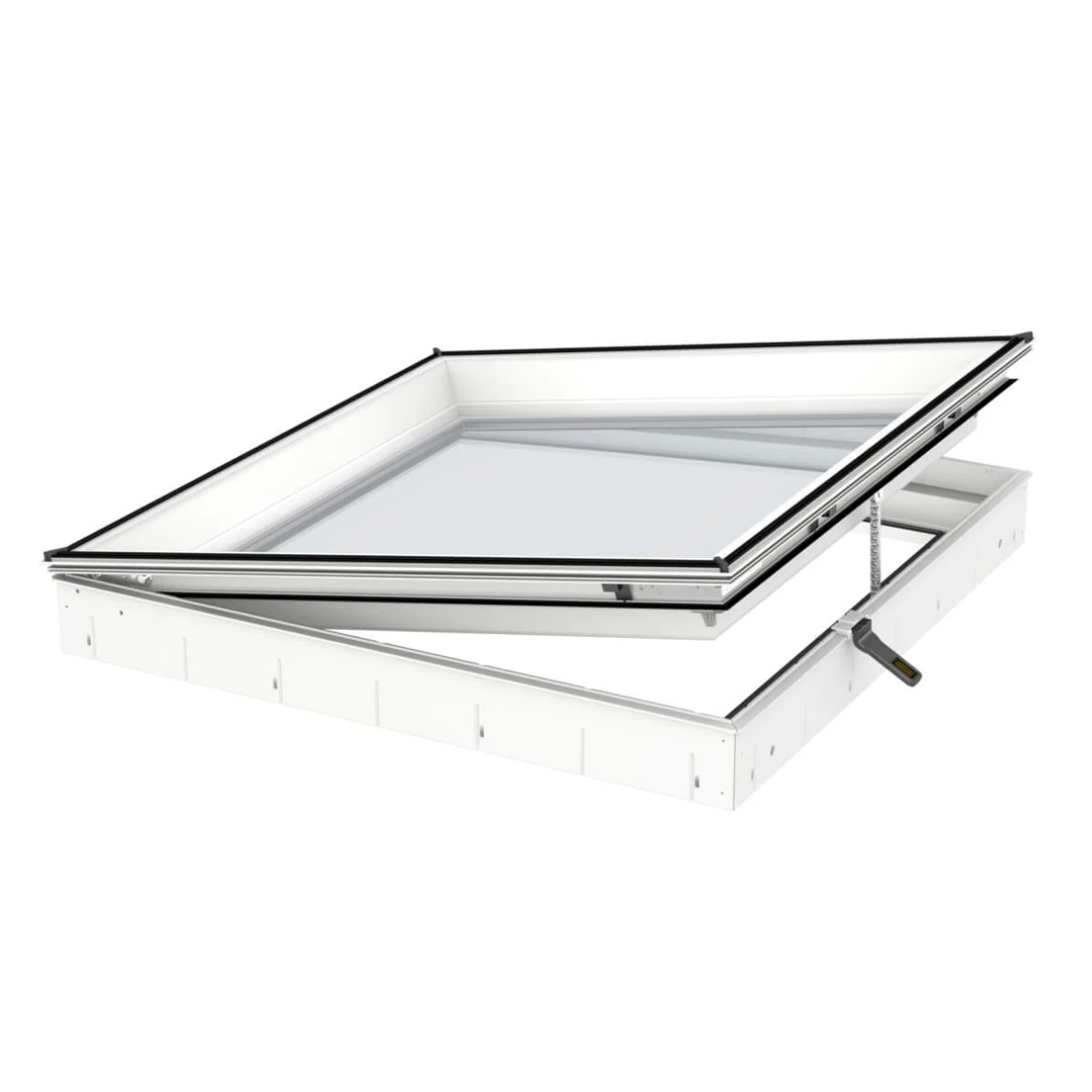 Velux Virsgaismas loga pamatne, ar solāro vadību, divkameru logiem CVU 0325Q