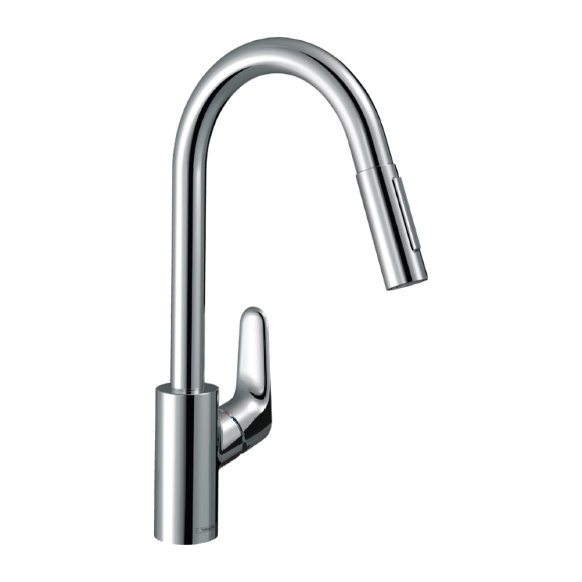 Hansgrohe Focus M41 240 Virtuves izlietnes maisītājs ar izvelkamu dušu