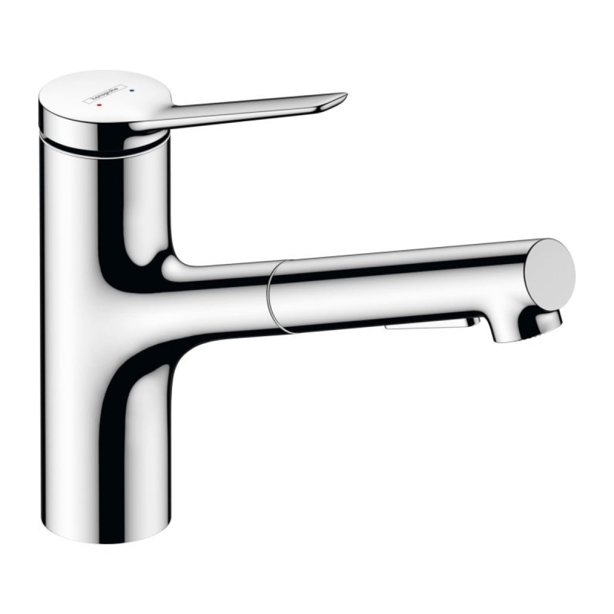 Hansgrohe Zesis M33 150 Virtuves izlietnes maisītājs ar izvelkamu dušu, +sBox