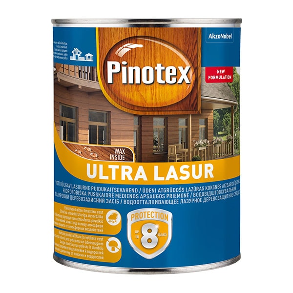 PINOTEX Ultra Lasur AWB tehnoloģija - oregons 1L