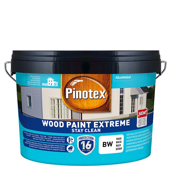 PINOTEX Wood Paint Extreme - balts, tonējams BW 2.5l