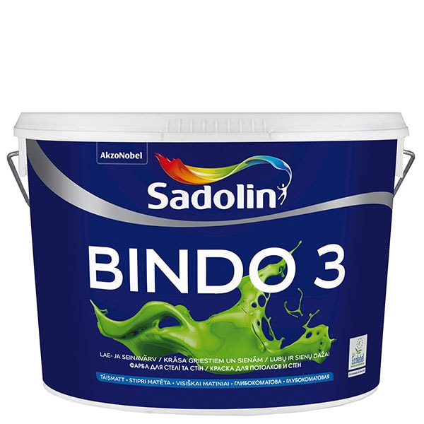 Sadolin BINDO 3 balta BW 10l