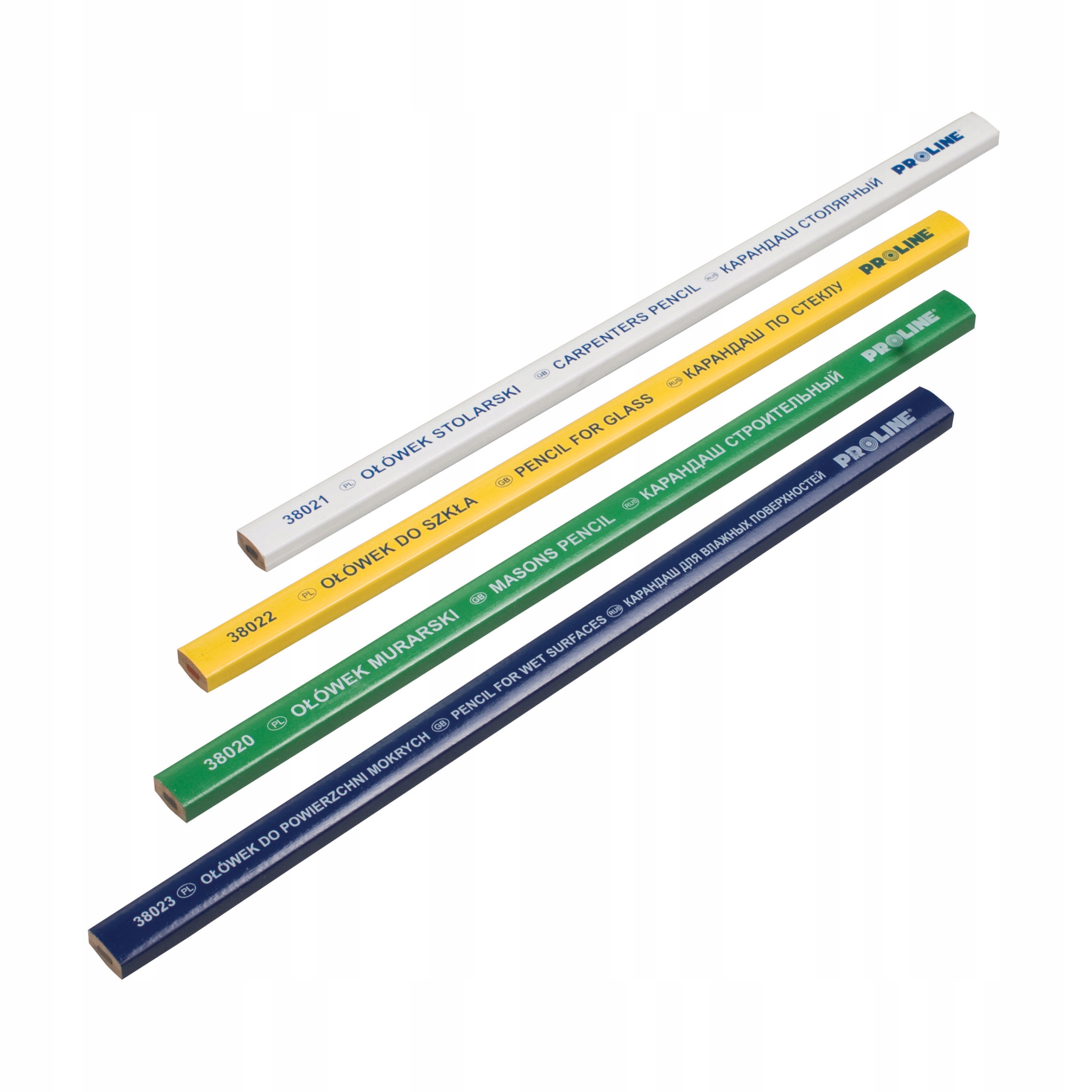 Строительные карандаши HB 2gab (средняя твердость)