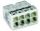WAGO Savienojuma klemmes monolīta vadiem 8x0,5-2.5/5g. 24A/400V 2273-208
