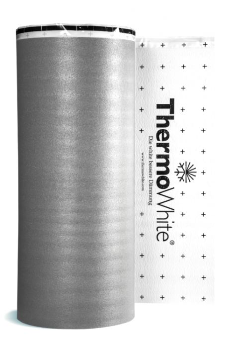 ThermoWhite PE5/300, пенополиэтиленовый звуко- и пароизоляционный барьер 5mm 1.25x40m
