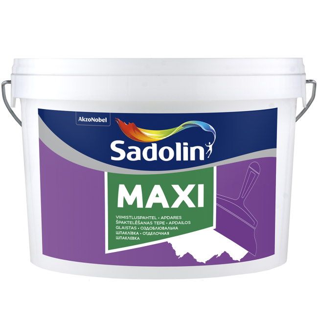 Sadolin Maxi smalkgraudaina špaktelēšanas tepe, balta, 2.5L