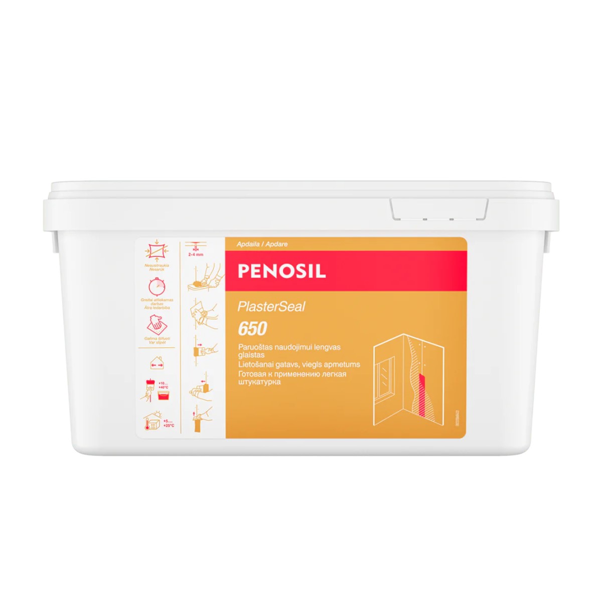 Penosil PlasterSeal 650 Lietošanai gatava špaktele apmetuma šuvēm