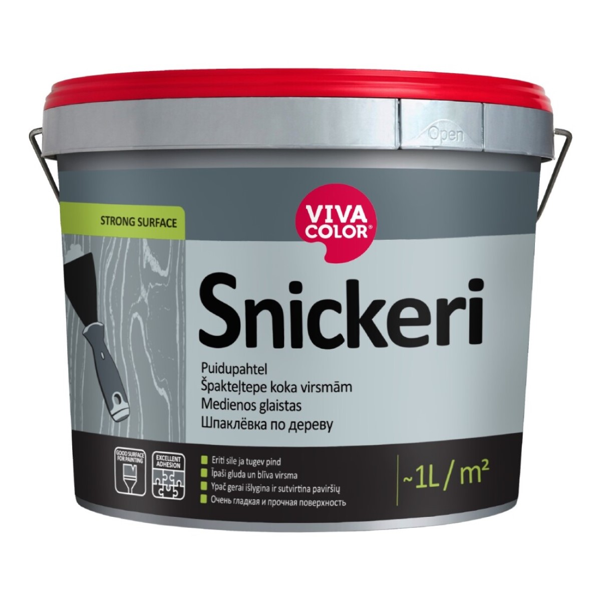 Vivacolor Snickeri Špakteļtepe koka virsmām, iekšdarbiem