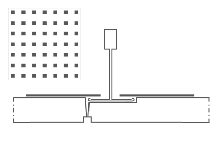 Knauf Danoline Contur piekaramie griesti 12.5x600x600 D, S24, U3