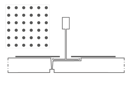 Knauf Danoline Contur  piekaramie griesti 12.5x600x600 D, S24, U4