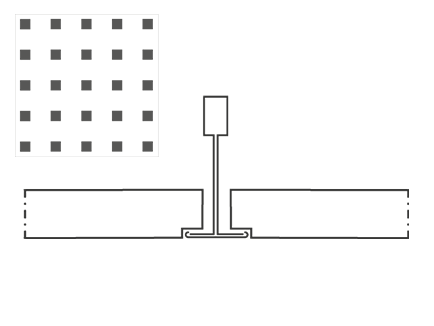 Knauf Danoline Plaza akustiskie, ģipša, piekaramie griesti 12.5x600x600mm, A+, S15, U9