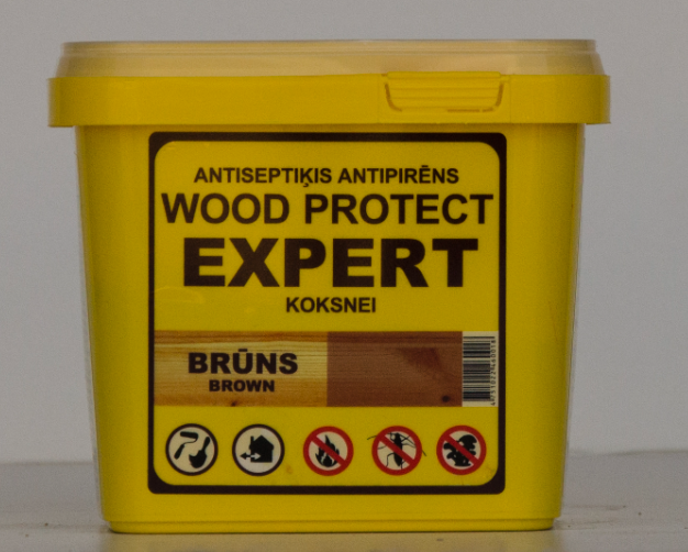 Wood Protect Expert ERLITS GRANULAS koksnes kons.0.5kg brūns