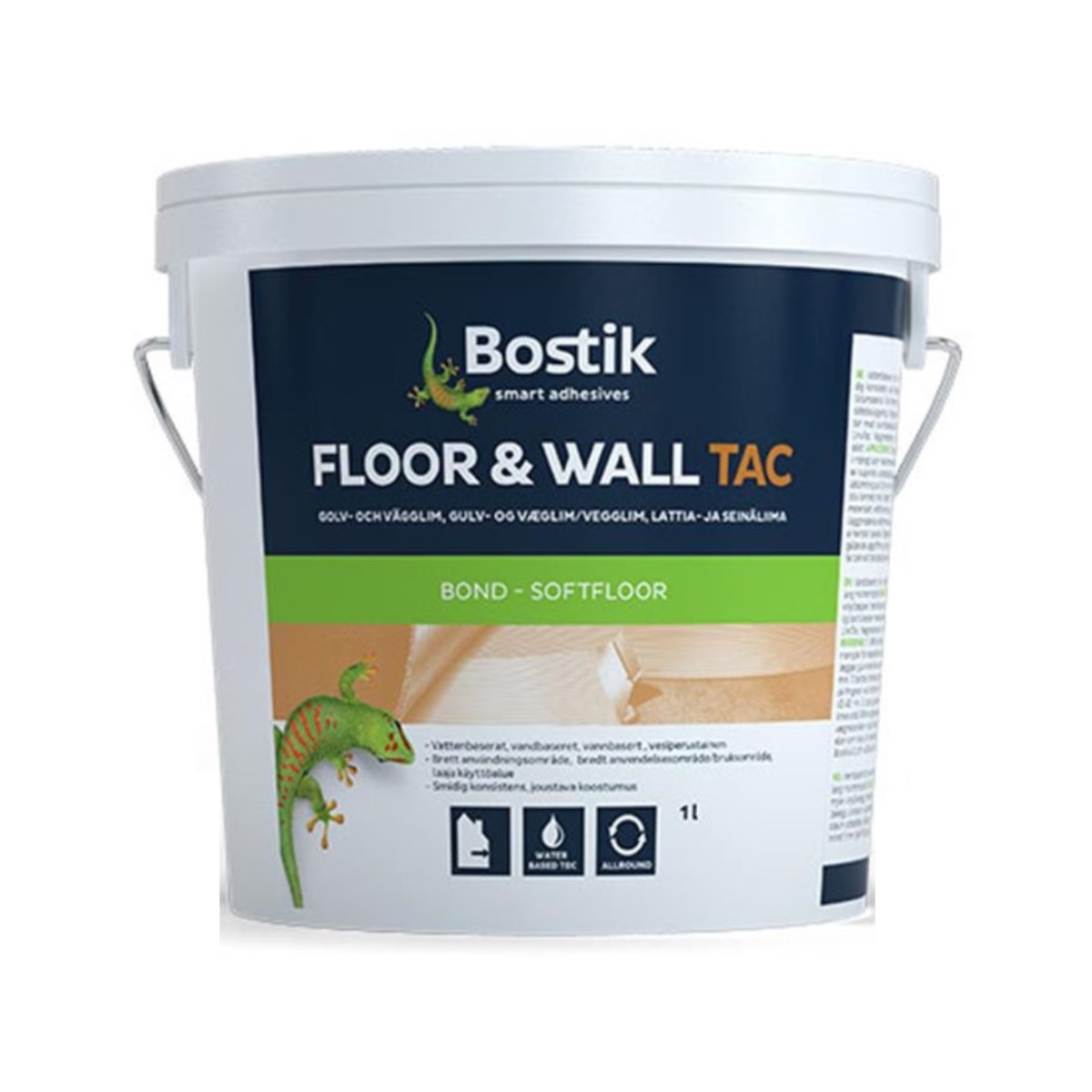 Bostik Floor & Wall TAC Универсальный клей для пола и стен , 1L
