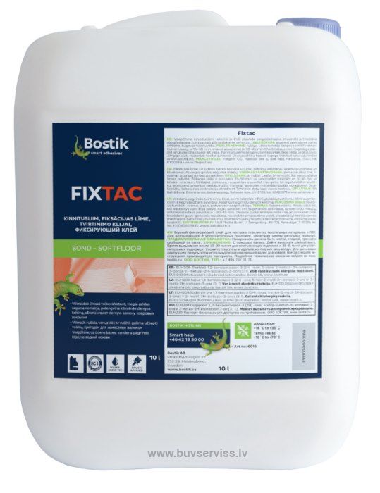Bostik Fix Tac Fiksācijas līme, 10L