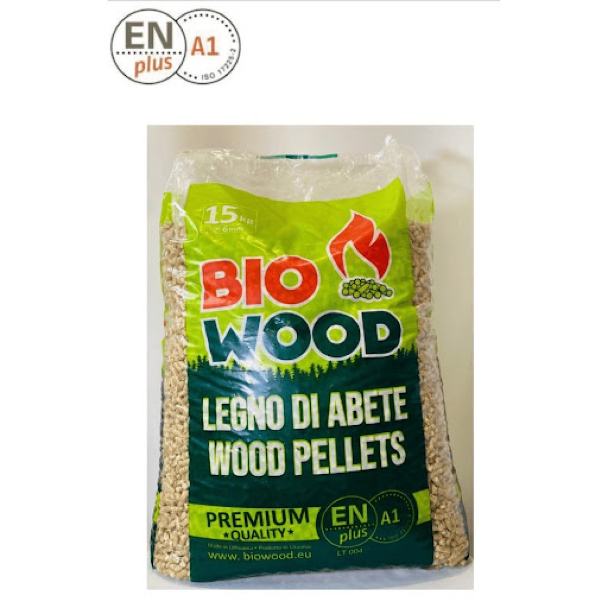 BioWood Premium klases granulas