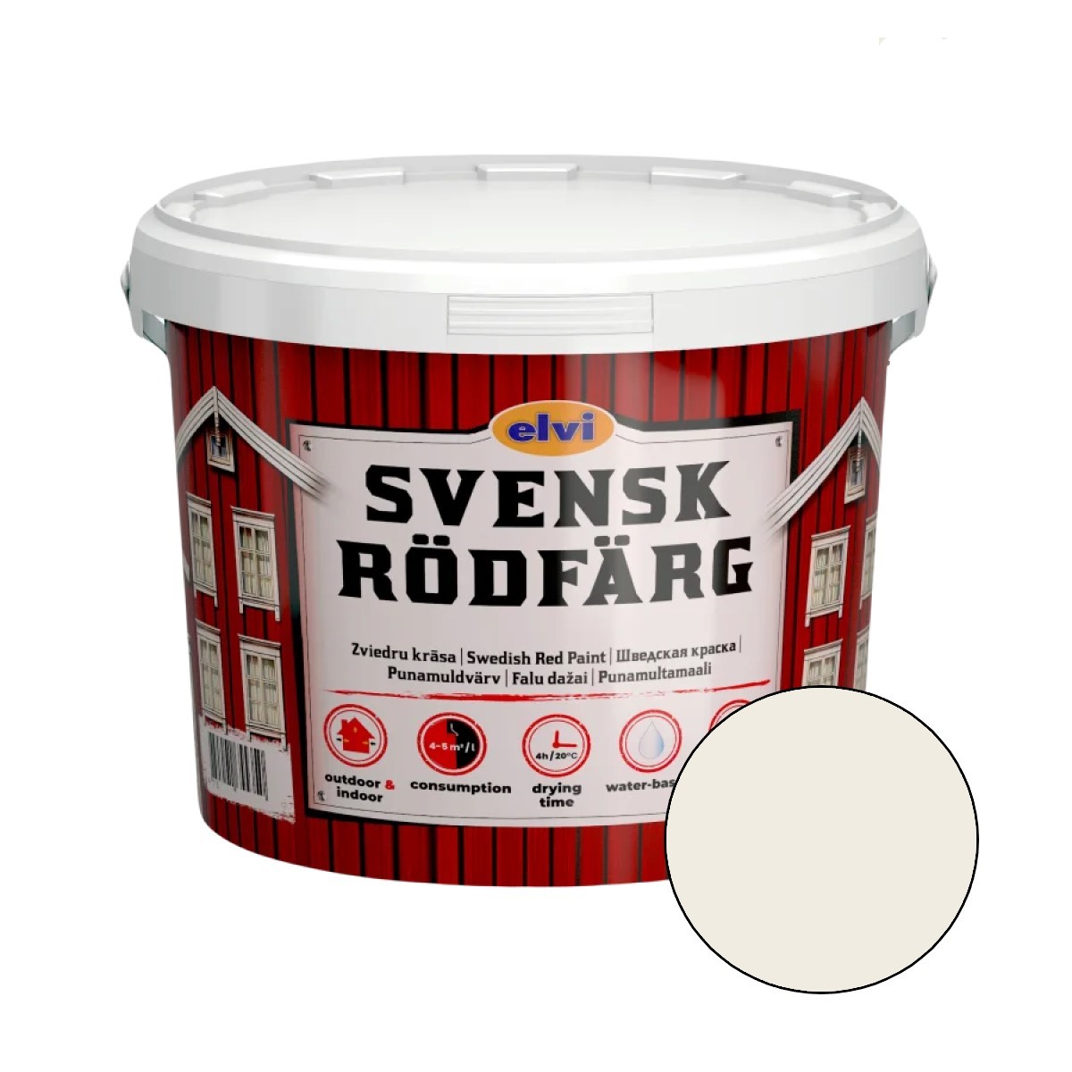 Elvi Svensk Rodfarg Tradicionāla zviedru krāsa