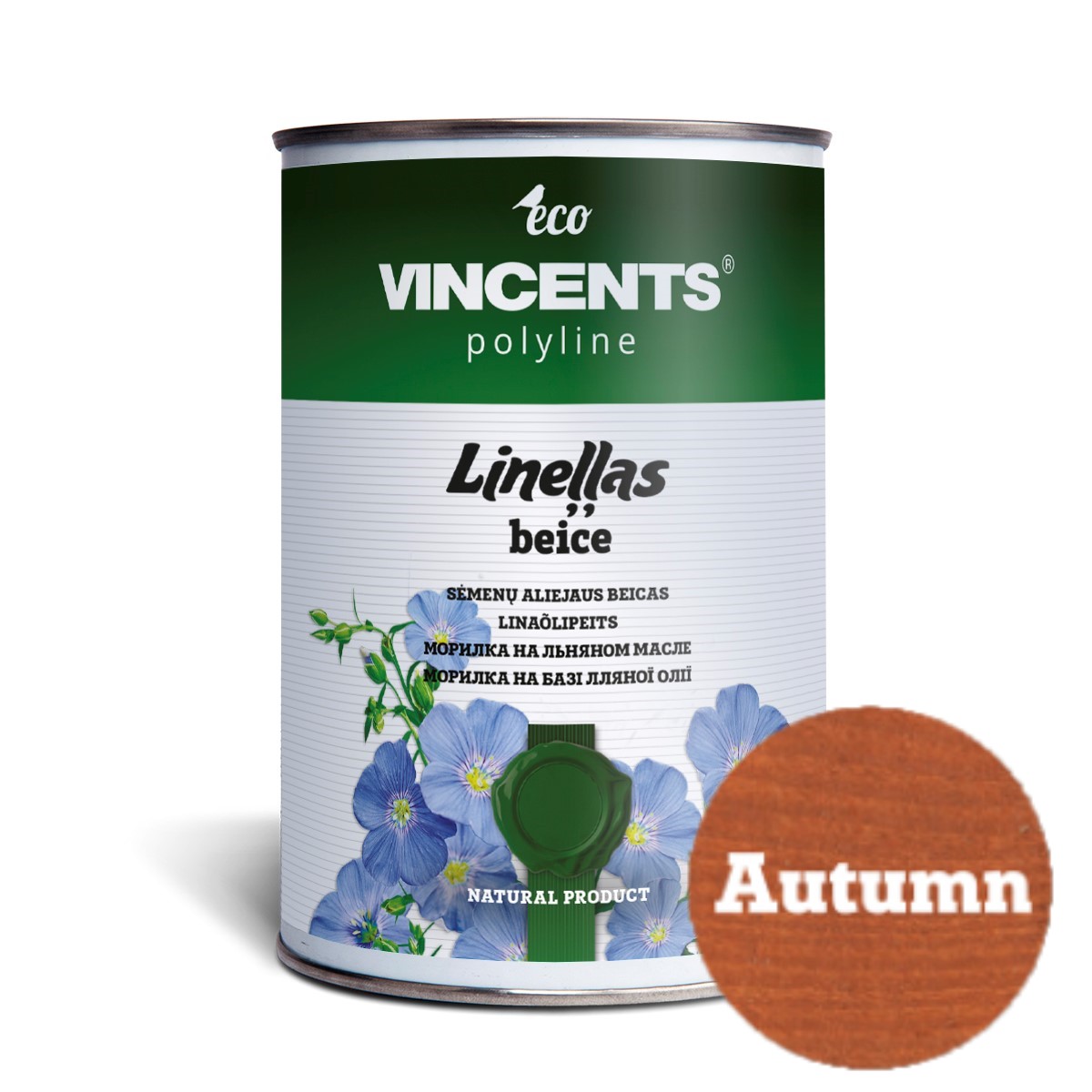 Vincents Polyline Морилка на льняном масле Autumn 1L
