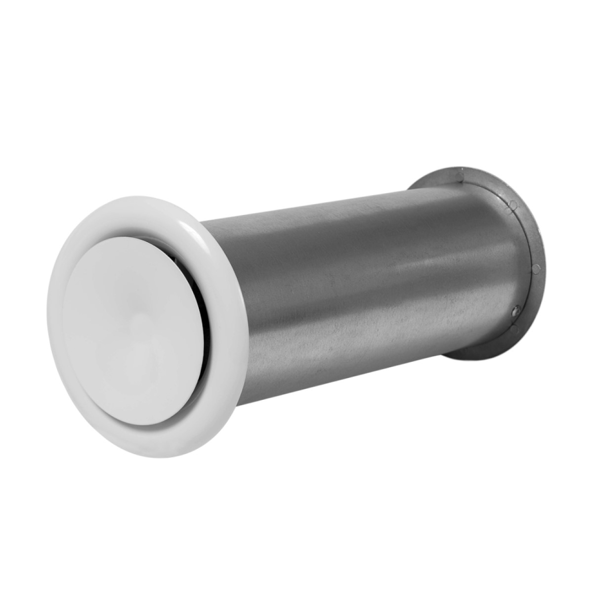 Europlast Комплект, приточный клапан со звукоизоляцией, металлический Ø125mm, 300-550mm