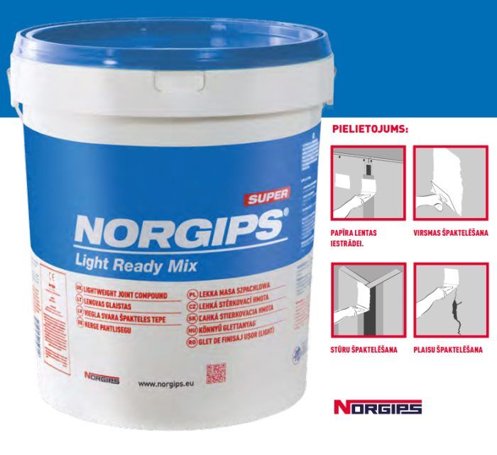 NORGIPS Ready Mix špakteles