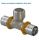 Uponor trejgabals ar vītni 16x 1/2 ā.v. x16 presējamais 1014927