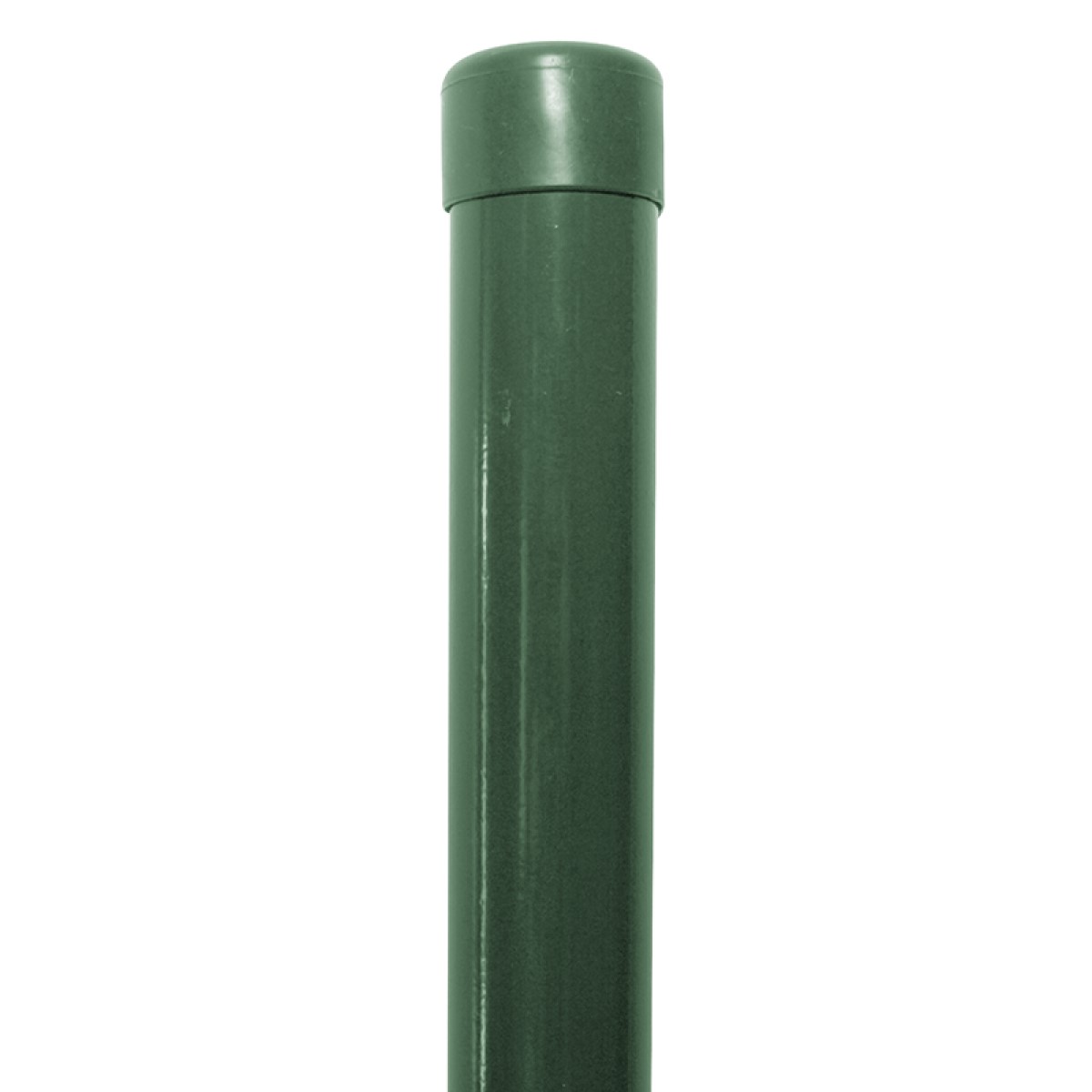 Vilmars Apaļš žoga stabs ar cepurīti Zaļš D38mm