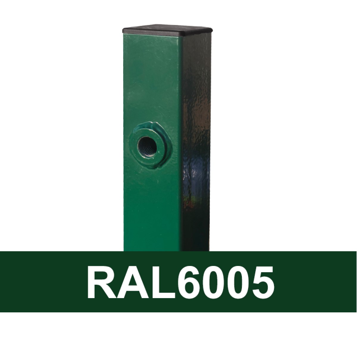 Vilmars Kvadrātprofilu vārtu stabs Zaļš 80x80mm