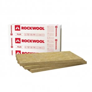 Rockwool Frontrock Plus Akmens vates plāksnes fasādei, zemapmetuma ārsienu siltināšanai 50x600x100mm, iepak. 3.6m2