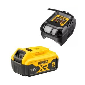 DeWalt Akumulatoru lādētājs + akumulator 1x5.0Ah, DCB1102P1-QW