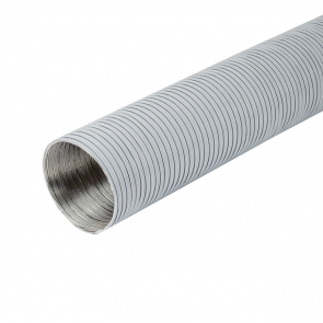 Europlast Gaisa vads alumīnija Ø100mm-3m, balta
