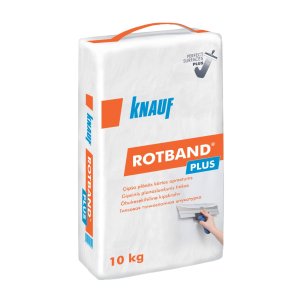 Knauf Rotband Plus Plānās kārtas ģipša apmetums sienām un griestiem, 10kg