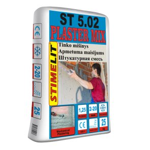 Stimelit ST 5.02 Kaļķa/cementa apmetuma maisījums, 25kg