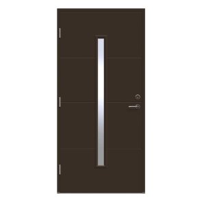 Kaski ARE Ārdurvju komplekts, brūnas, 890x2090mm, kreisās