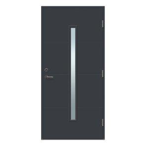 Kaski ARE Ārdurvju komplekts, tumši pelēkas, 890x2090mm, kreisās