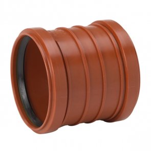 Uponor Infra Ultra Classic Наружная канализационная двойная муфта , D160mm