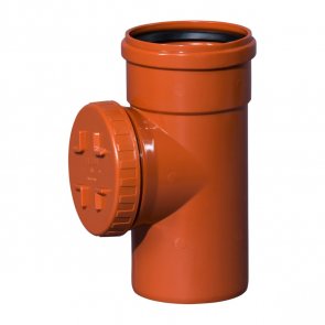 Ostendorf KGRE PVC Внешняя канализационная ревизия, круглая , DN/OD110mm