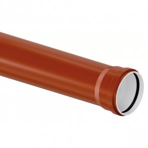 Uponor Infra Ultra Classic Ārējās kanalizācijas caurule ar uzmavu, SN8, DN200mm, 6m