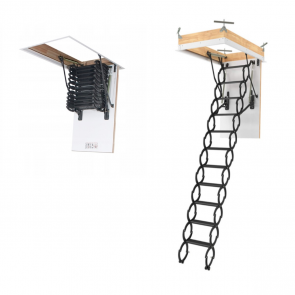 Fakro Чердачная лестница, складная LST 290 см 50x80cm, Metāla