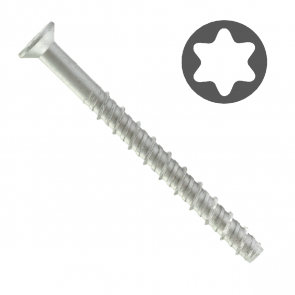 Easy-Fix Betona skrūve ar gremdgalvu, Torx 30, C4, 6x72mm (100gab)