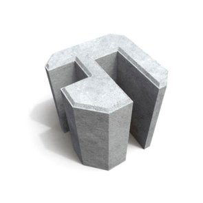 Vilmars Угловое крепление бетонной плиты 20x16.5x22cm